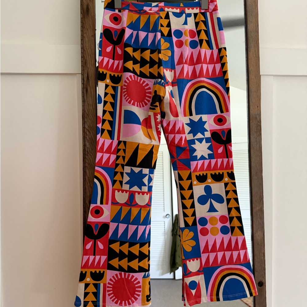 Nooworks Multicolor Geometric Pants
